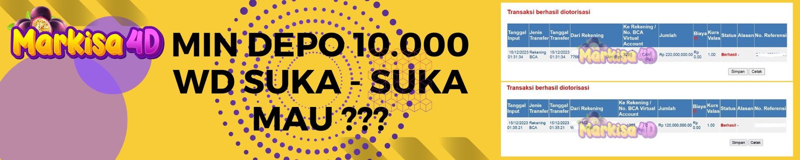 MARKISA4D wd suka suka